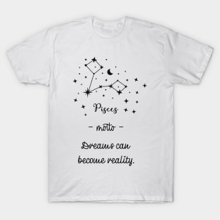 Key phrases of the zodiac signs: Pisces T-Shirt